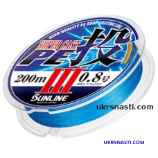 Плетеный шнур Sunline SUPER CAST PE NAGEⅢ 200 м HG # 1